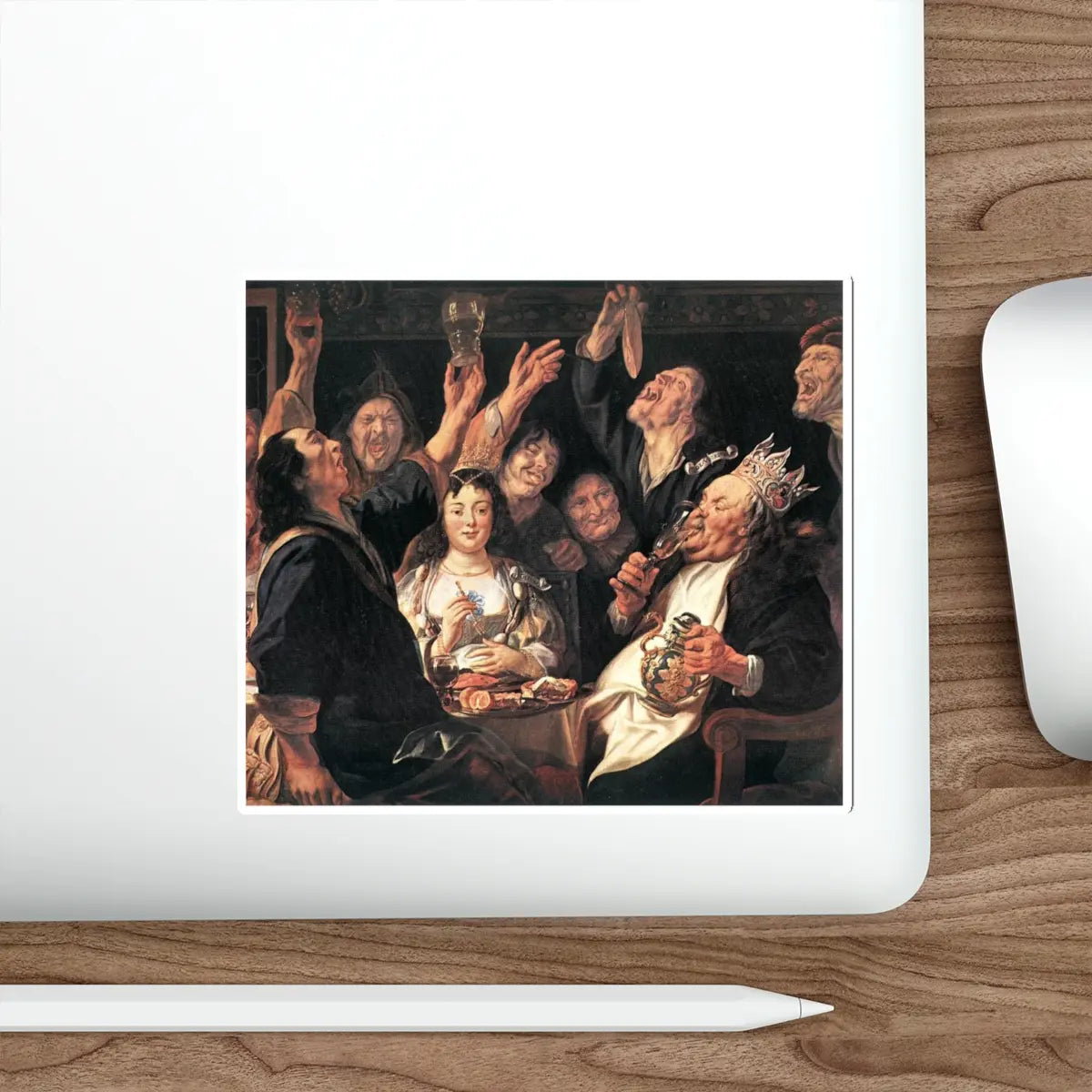 SKU:10869354439377552527 Sticker types:White Shape:Die-Cut Sizes:5" × 5"