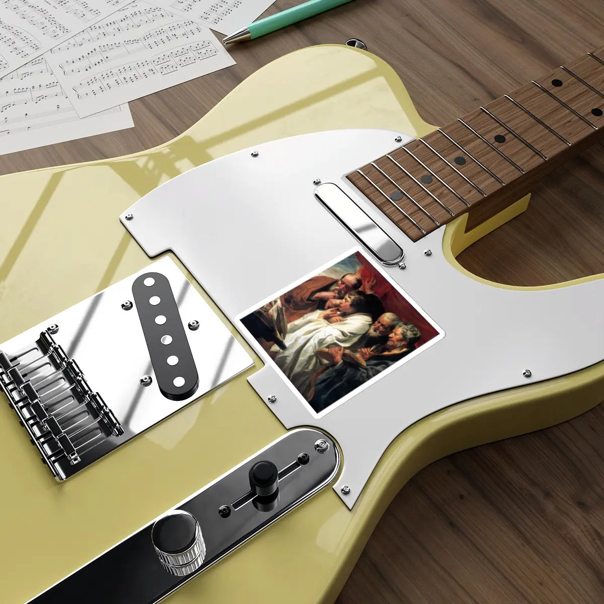 SKU:26680649659303533669 Sticker types:White Shape:Die-Cut Sizes:4" × 4"