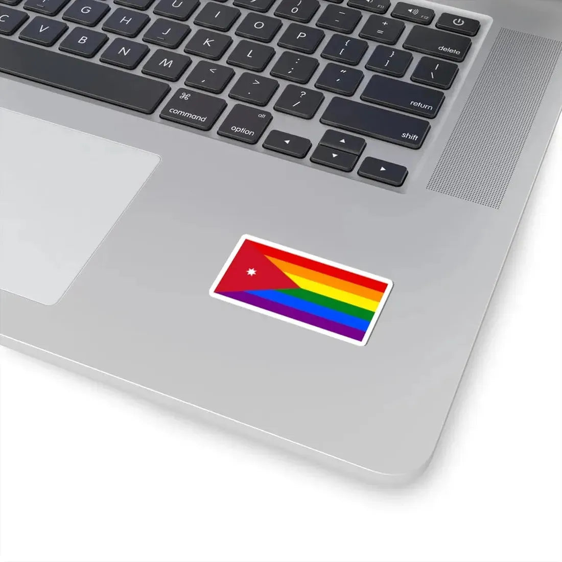 Jordan LGBT Flag (Jordan) STICKER Vinyl Kiss-Cut Decal - The Sticker Space
