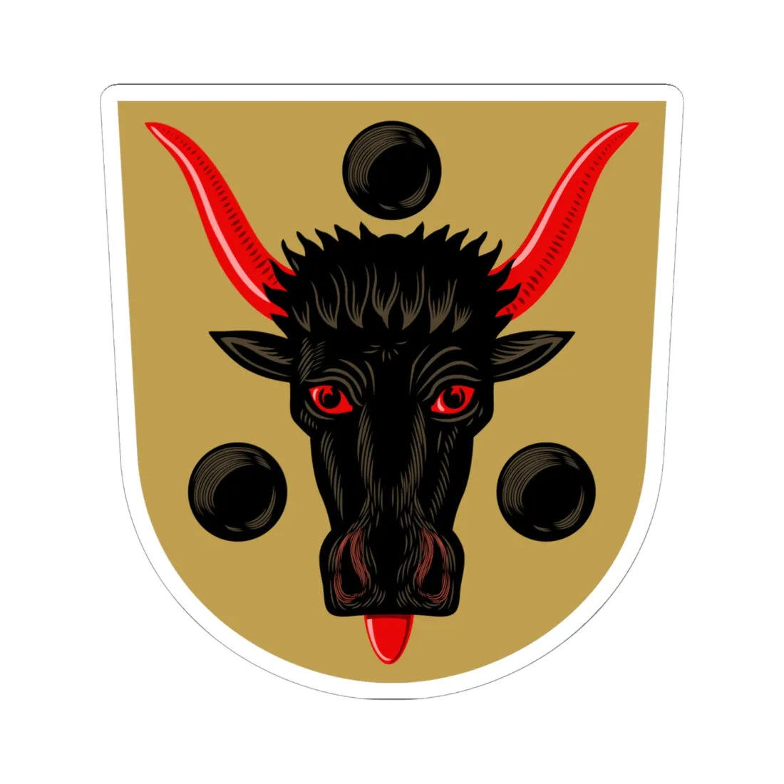 Joroinen.vaakuna (Finland) (Coat of Arms) STICKER Vinyl Kiss-Cut Decal 6 Inch White - The Sticker Space