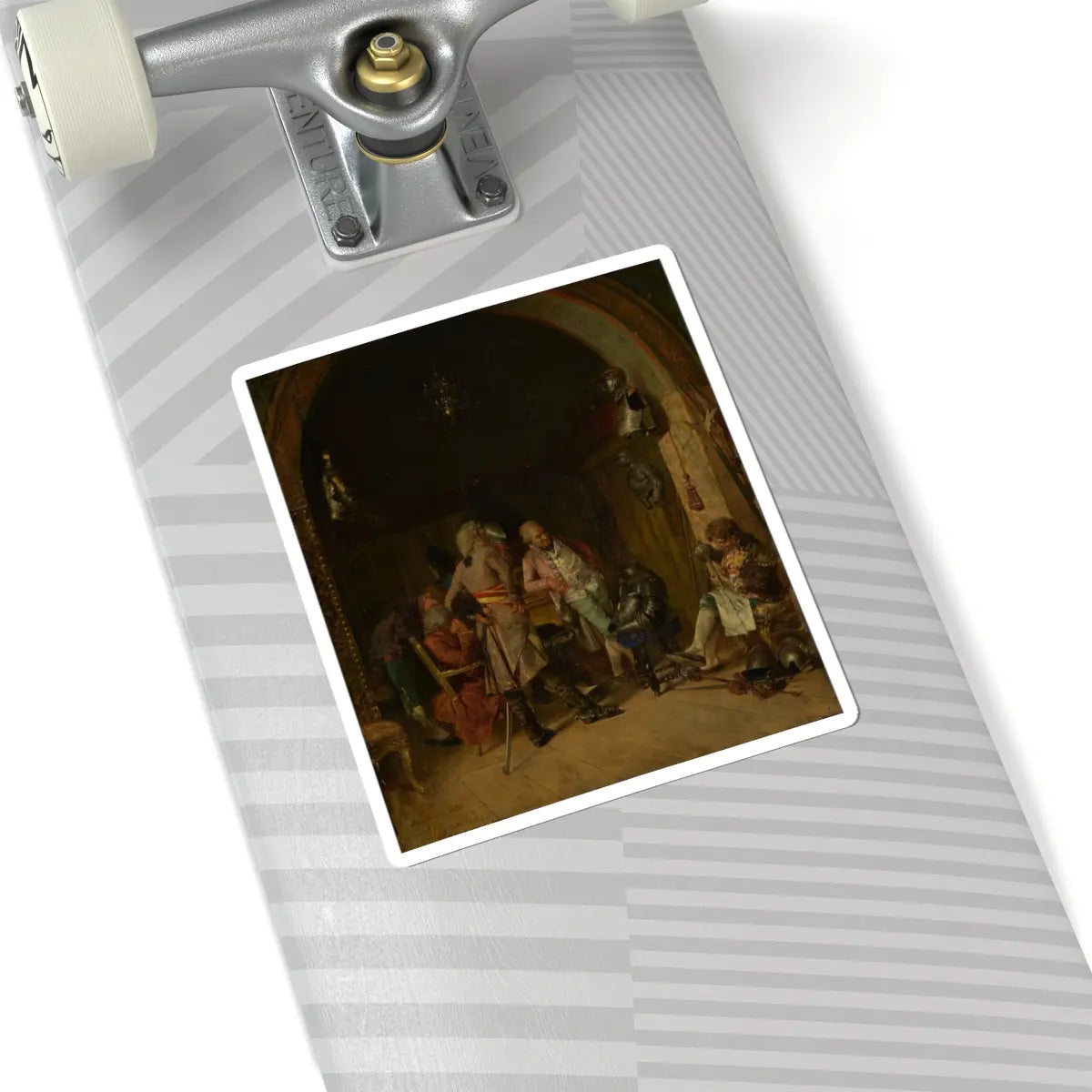 SKU:TSS-STICK-JSVLL-6X6-1N1VU Sizes:6" × 6" Types:White