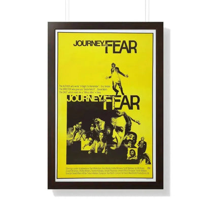 JOURNEY INTO FEAR 1975 - Framed Movie Poster 20" x 30" Walnut - The Sticker Space