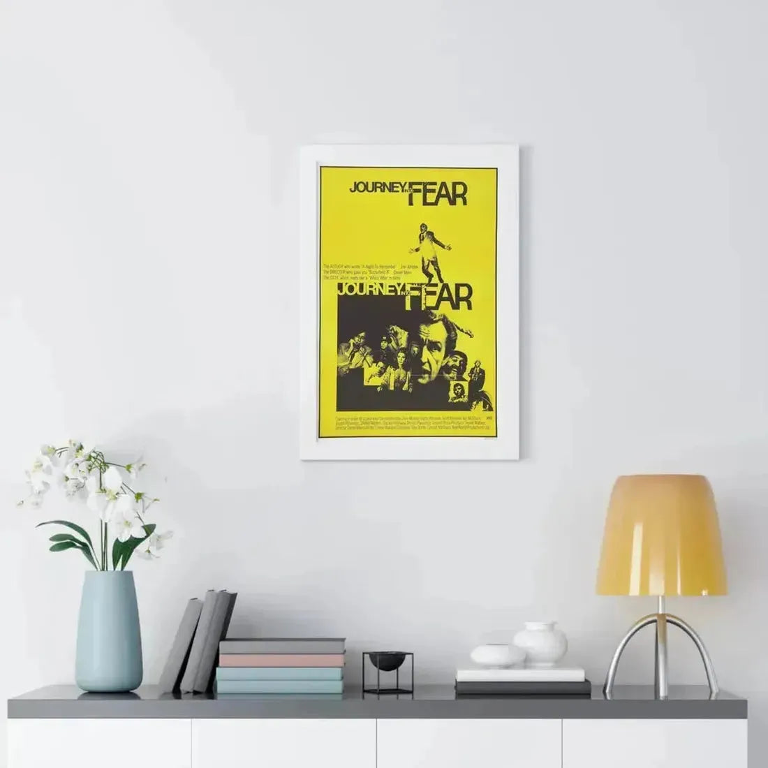 JOURNEY INTO FEAR 1975 - Framed Movie Poster - The Sticker Space