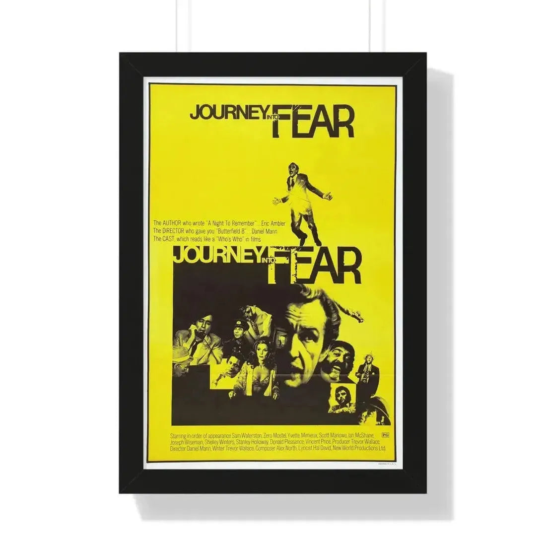JOURNEY INTO FEAR 1975 - Framed Movie Poster - The Sticker Space