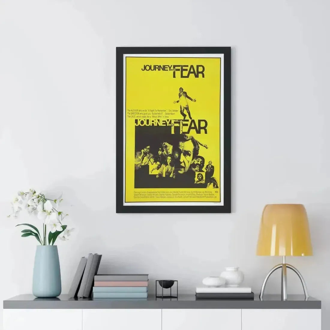 JOURNEY INTO FEAR 1975 - Framed Movie Poster - The Sticker Space