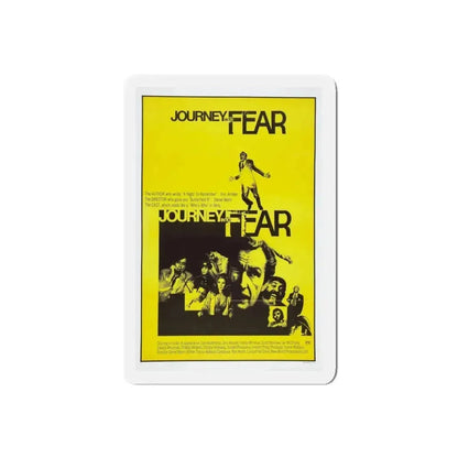 JOURNEY INTO FEAR 1975 Movie Poster - Refrigerator Magnet 5 Inch Die-Cut - The Sticker Space
