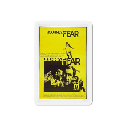 JOURNEY INTO FEAR 1975 Movie Poster - Refrigerator Magnet 6 Inch Die-Cut - The Sticker Space