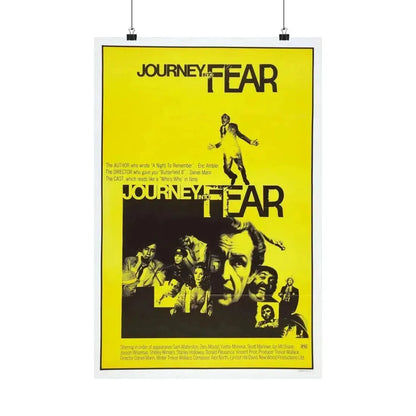 JOURNEY INTO FEAR 1975 - Paper Movie Poster 16″ x 24″ Matte - The Sticker Space