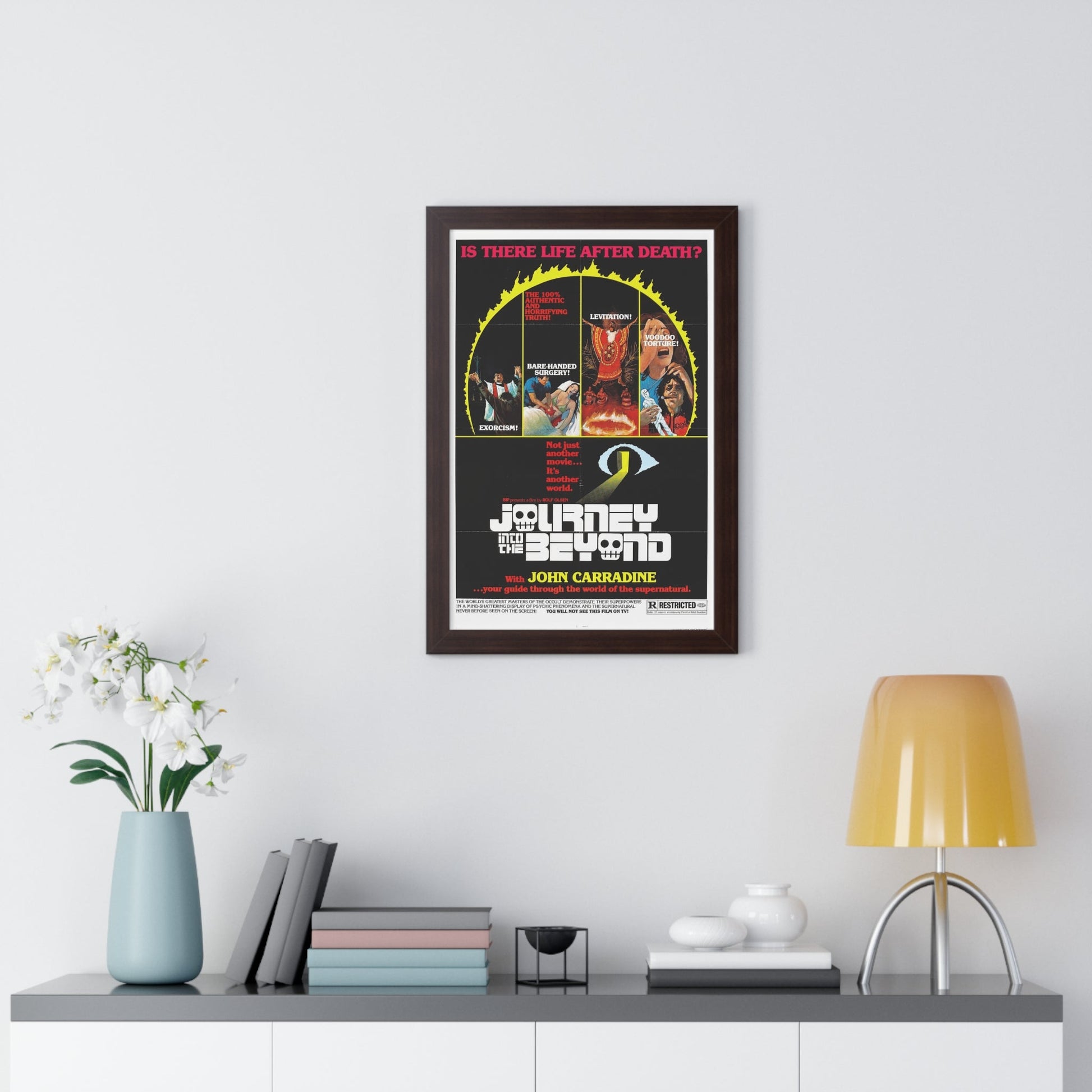 JOURNEY INTO THE BEYOND 1975 - Framed Movie Poster-The Sticker Space