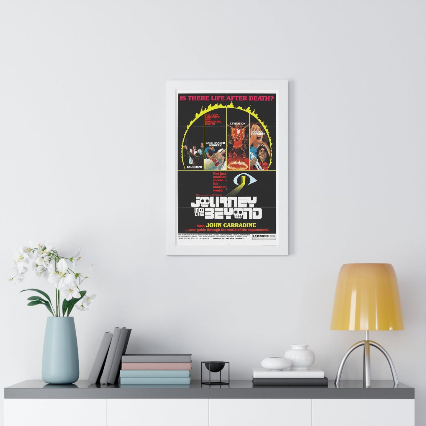 JOURNEY INTO THE BEYOND 1975 - Framed Movie Poster-The Sticker Space