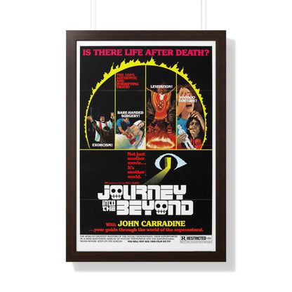 JOURNEY INTO THE BEYOND 1975 - Framed Movie Poster-20" x 30"-The Sticker Space