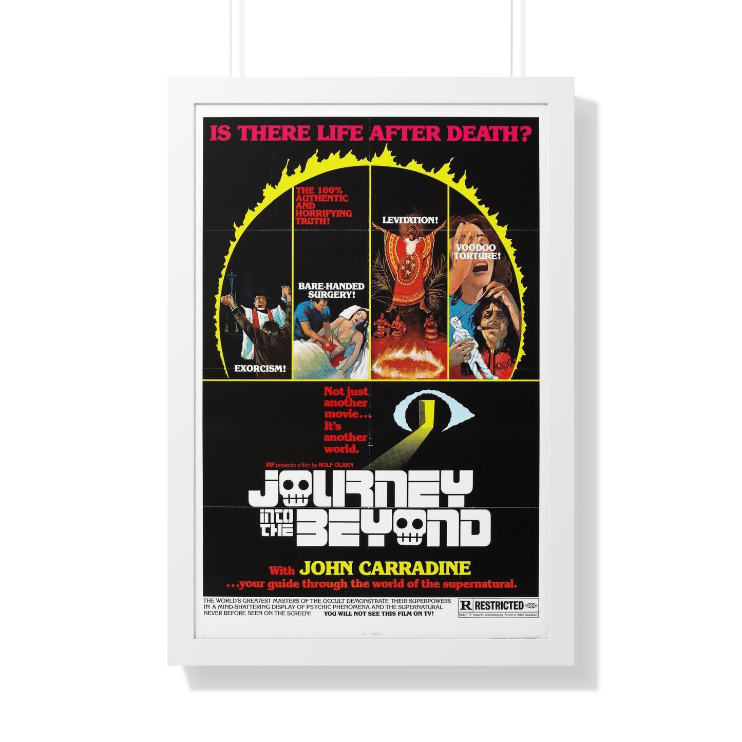 JOURNEY INTO THE BEYOND 1975 - Framed Movie Poster-20" x 30"-The Sticker Space