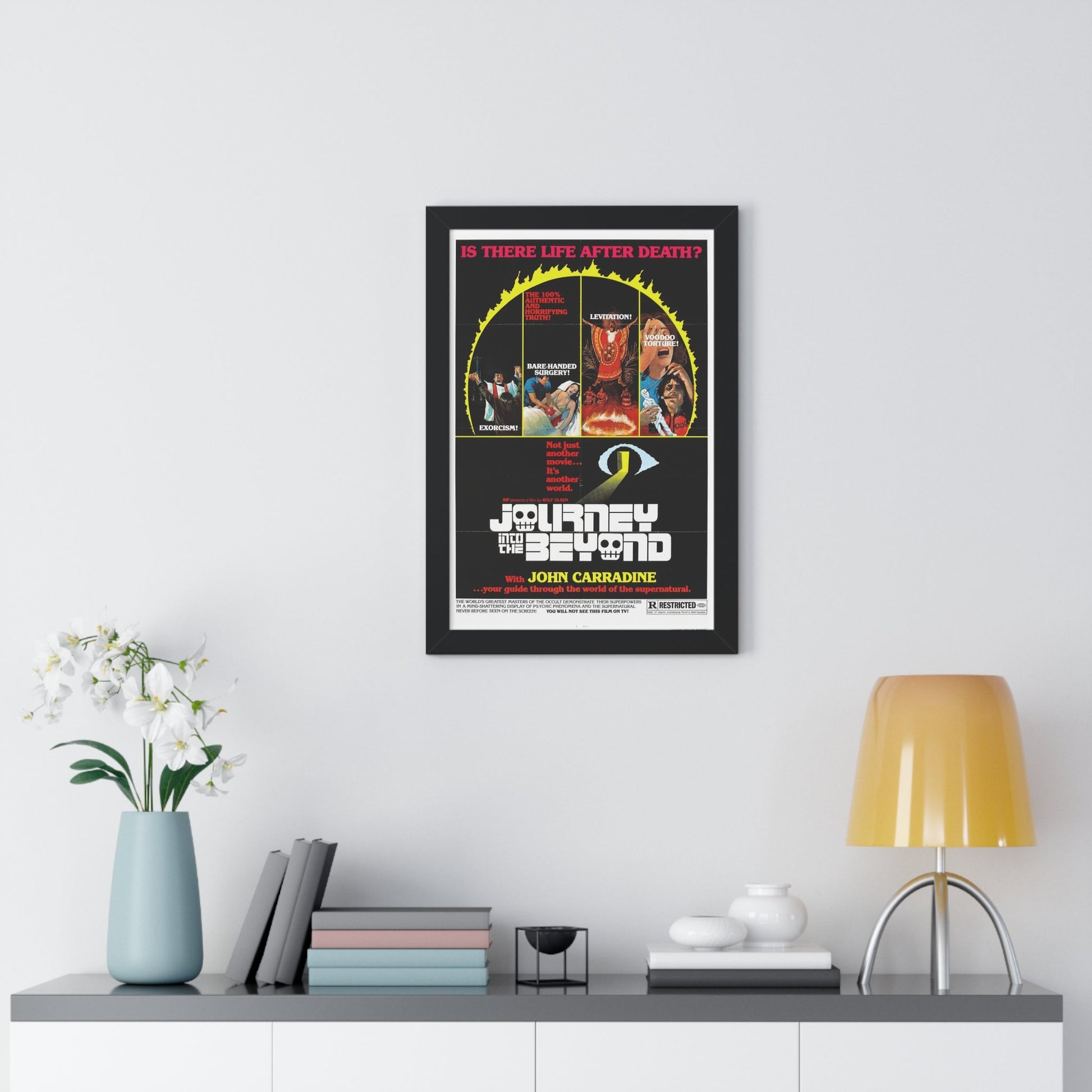 JOURNEY INTO THE BEYOND 1975 - Framed Movie Poster-The Sticker Space