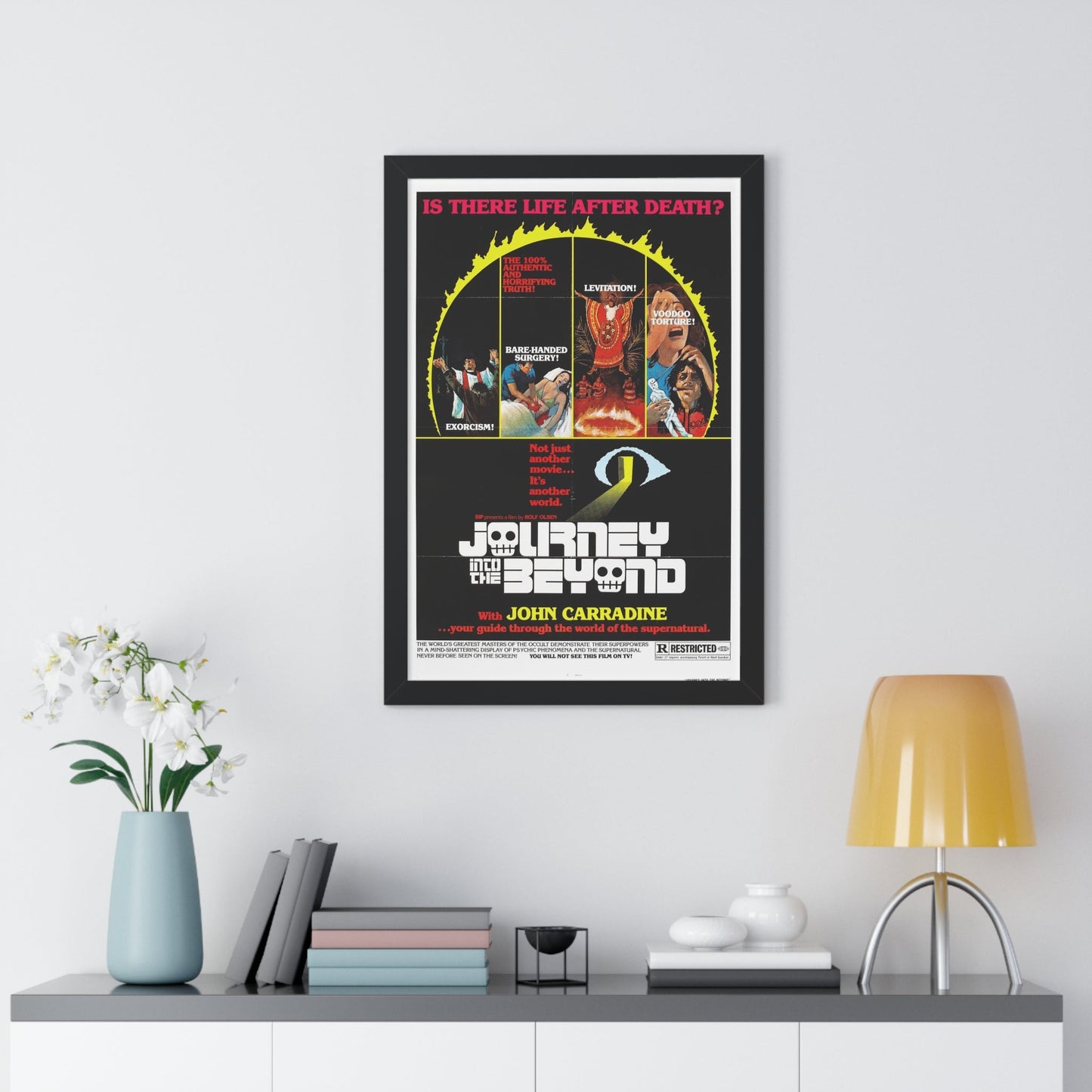 JOURNEY INTO THE BEYOND 1975 - Framed Movie Poster-The Sticker Space