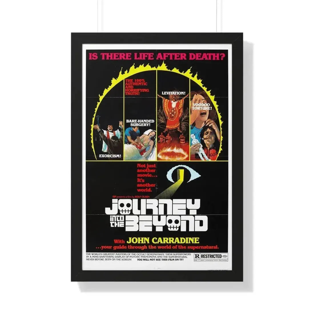 JOURNEY INTO THE BEYOND 1975 - Framed Movie Poster - The Sticker Space
