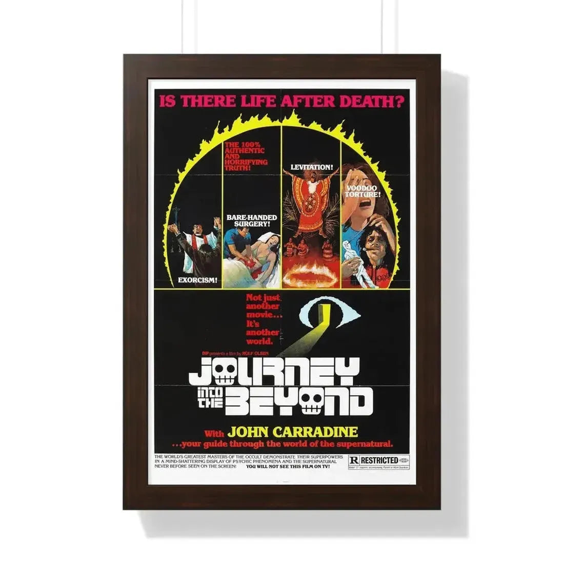 JOURNEY INTO THE BEYOND 1975 - Framed Movie Poster - The Sticker Space