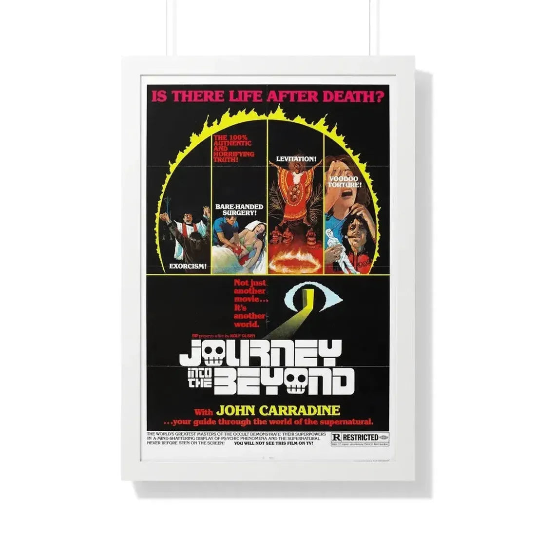 JOURNEY INTO THE BEYOND 1975 - Framed Movie Poster - The Sticker Space