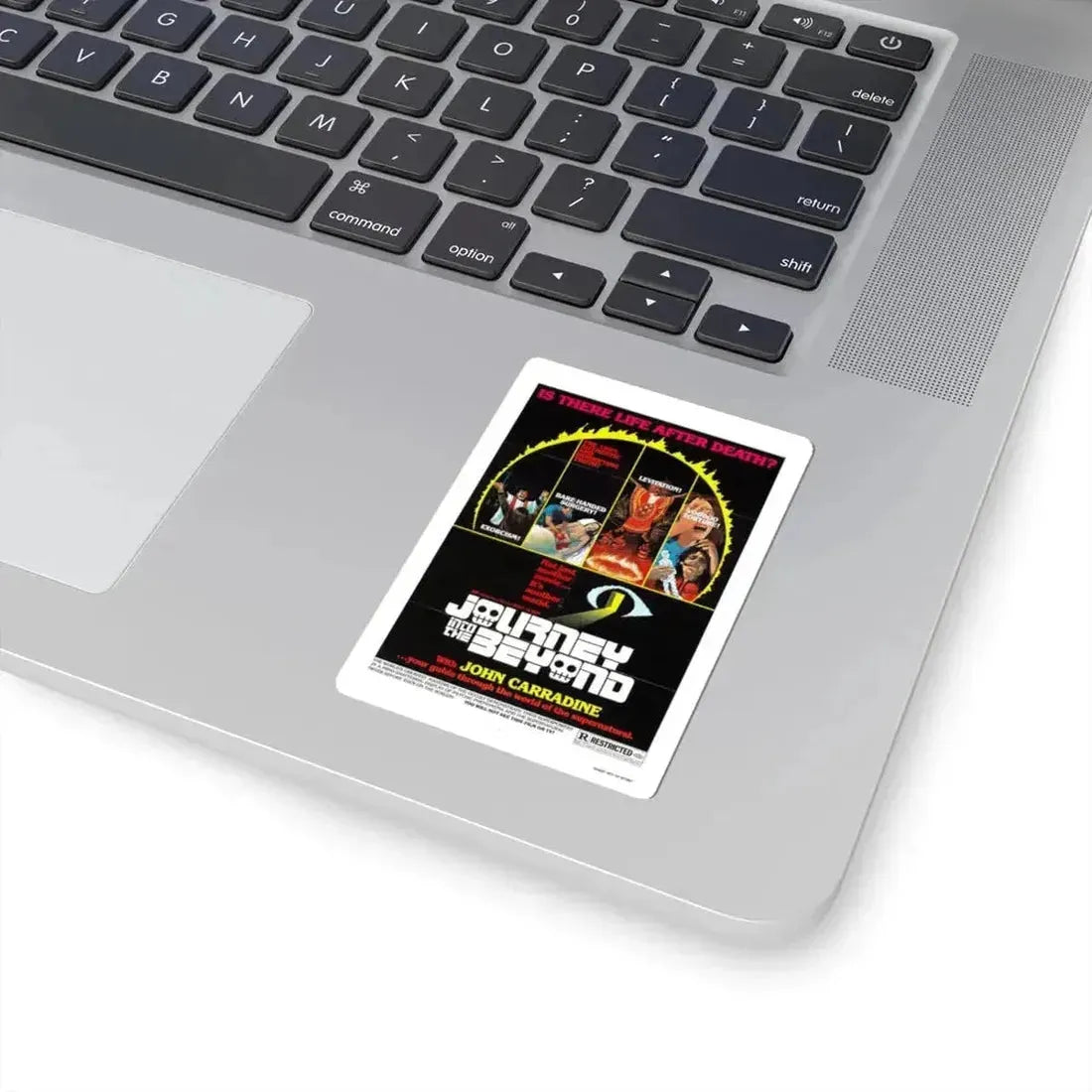 JOURNEY INTO THE BEYOND 1975 Movie Poster - STICKER Vinyl Kiss-Cut Decal - The Sticker Space
