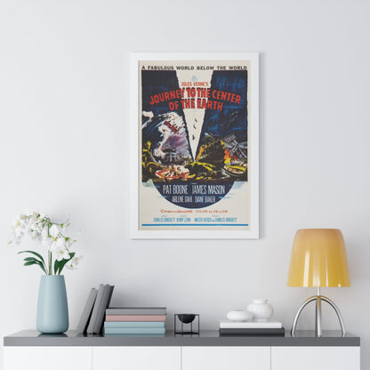 JOURNEY TO THE CENTER OF THE EARTH 1959 - Framed Movie Poster-The Sticker Space