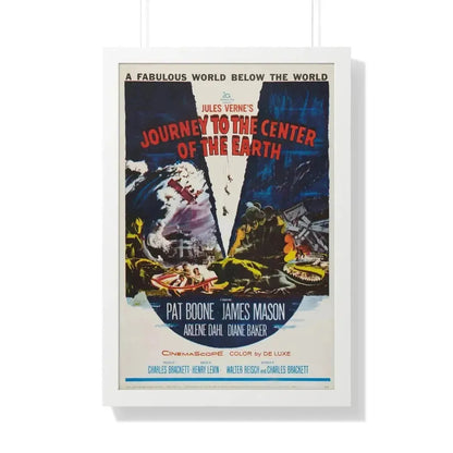 JOURNEY TO THE CENTER OF THE EARTH 1959 - Framed Movie Poster - The Sticker Space