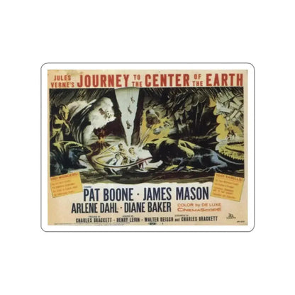 JOURNEY TO THE CENTER OF THE EARTH (2) 1959 Movie Poster STICKER Vinyl Die-Cut Decal 3 Inch - The Sticker Space