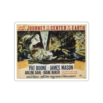 JOURNEY TO THE CENTER OF THE EARTH (2) 1959 Movie Poster STICKER Vinyl Die-Cut Decal 3 Inch - The Sticker Space