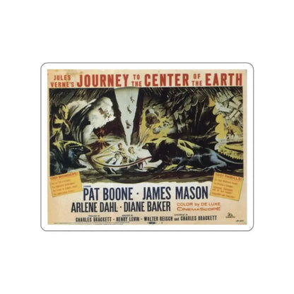 JOURNEY TO THE CENTER OF THE EARTH (2) 1959 Movie Poster STICKER Vinyl Die-Cut Decal - The Sticker Space