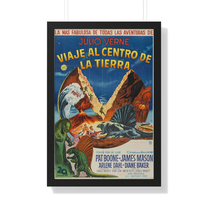 JOURNEY TO THE CENTER OF THE EARTH (MEXICAN) 1959 - Framed Movie Poster-20" x 30"-The Sticker Space