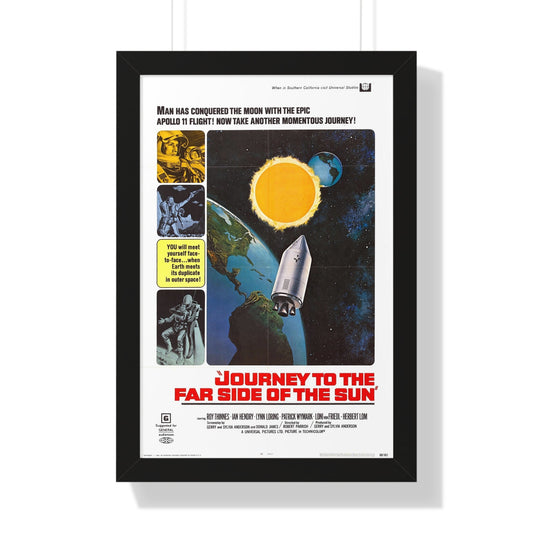 JOURNEY TO THE FAR SIDE OF THE SUN 1969 - Framed Movie Poster-16″ x 24″-The Sticker Space