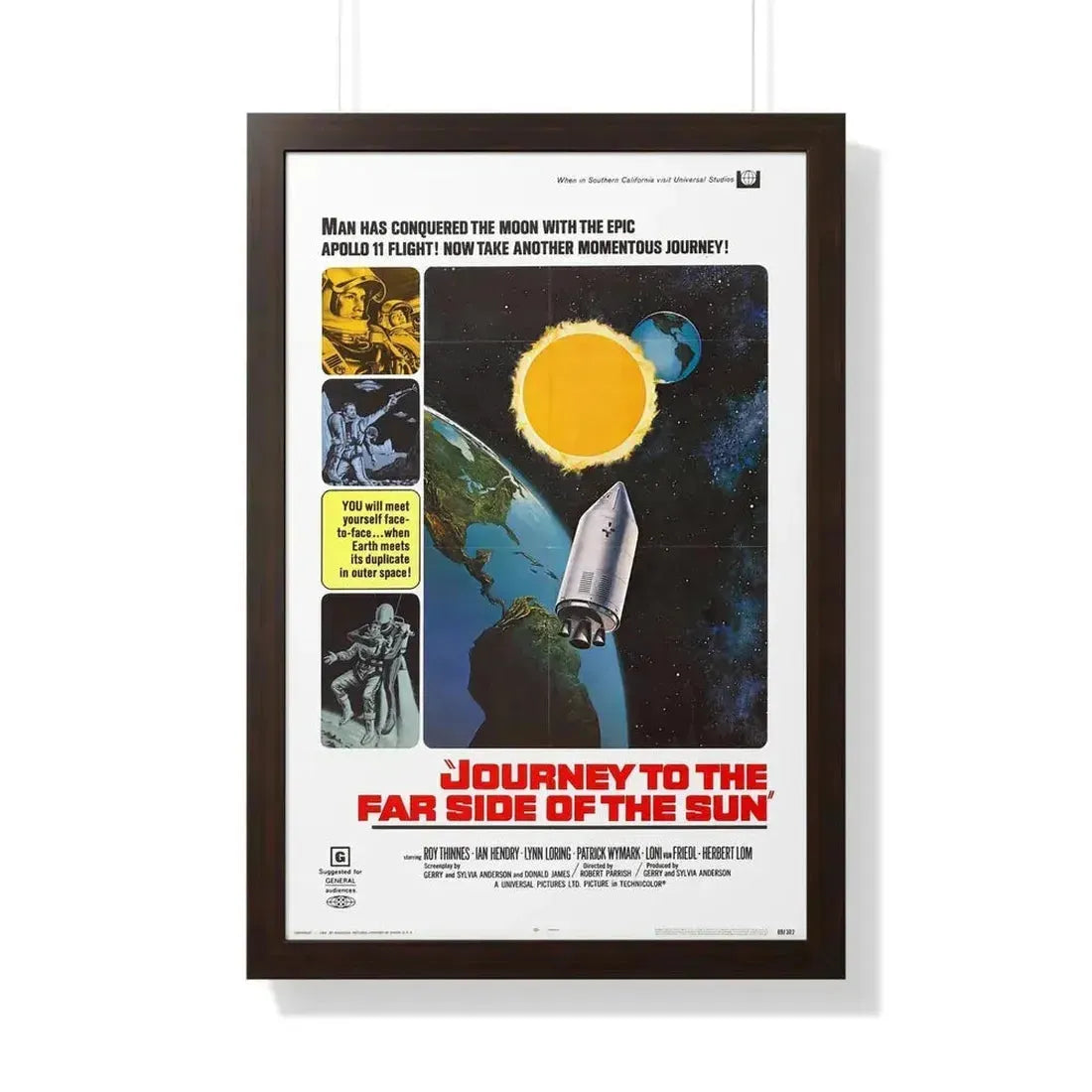JOURNEY TO THE FAR SIDE OF THE SUN 1969 - Framed Movie Poster - The Sticker Space