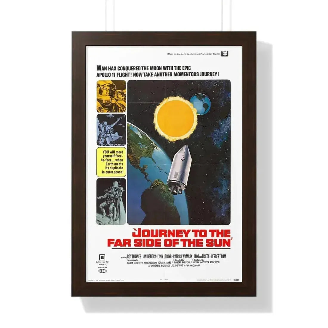 JOURNEY TO THE FAR SIDE OF THE SUN 1969 - Framed Movie Poster - The Sticker Space