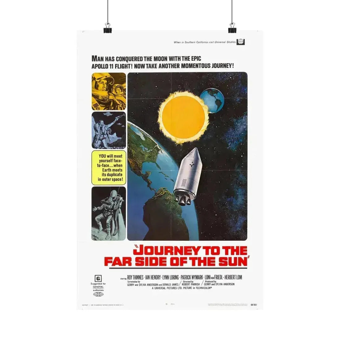 JOURNEY TO THE FAR SIDE OF THE SUN 1969 - Paper Movie Poster 16″ x 24″ Matte - The Sticker Space