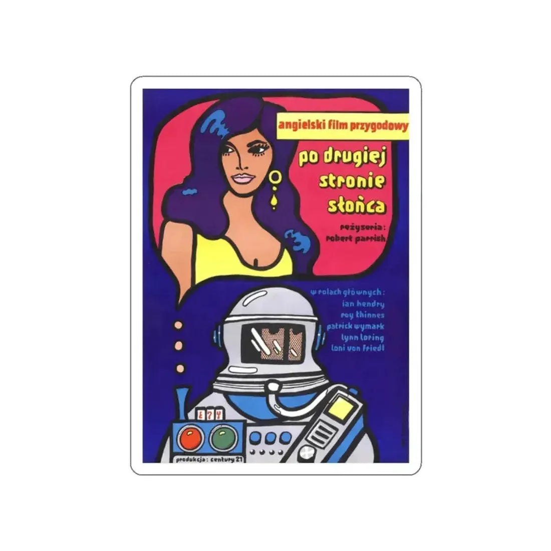 JOURNEY TO THE FAR SIDE OF THE SUN (POLISH) 1969 Movie Poster STICKER Vinyl Die-Cut Decal 2 Inch - The Sticker Space