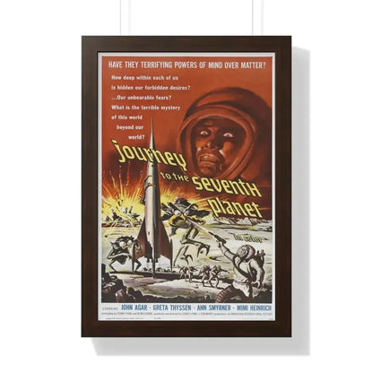 JOURNEY TO THE SEVENTH PLANET 1962 - Framed Movie Poster - The Sticker Space