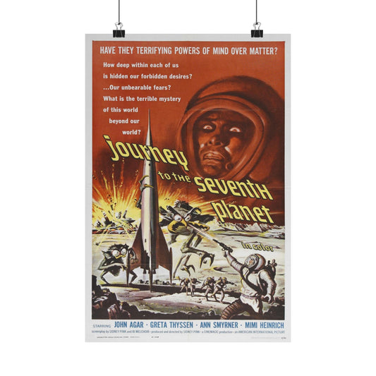 JOURNEY TO THE SEVENTH PLANET 1962 - Paper Movie Poster-12″ x 18″-The Sticker Space