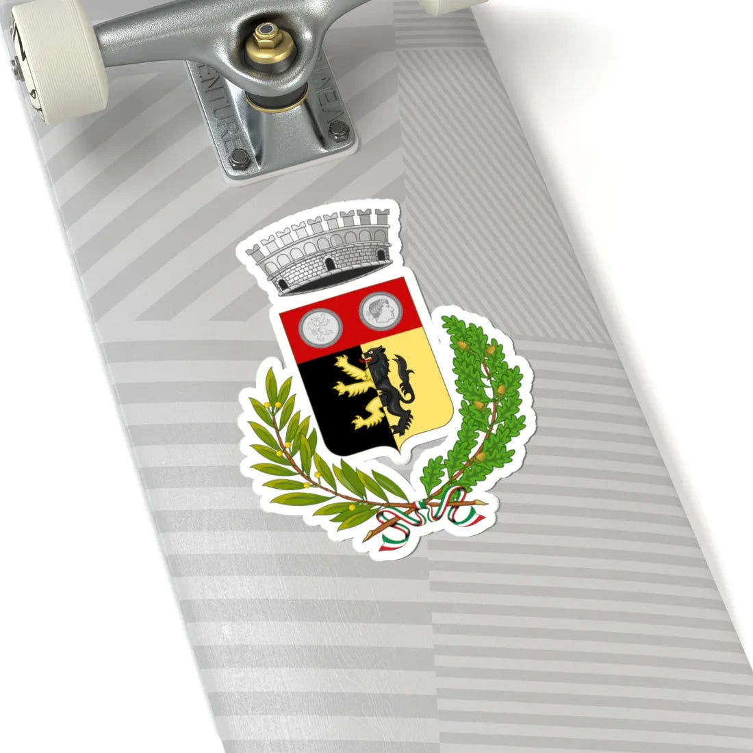Jovençan-Stemma (Italy) (Coat of Arms) STICKER Vinyl Kiss-Cut Decal - The Sticker Space