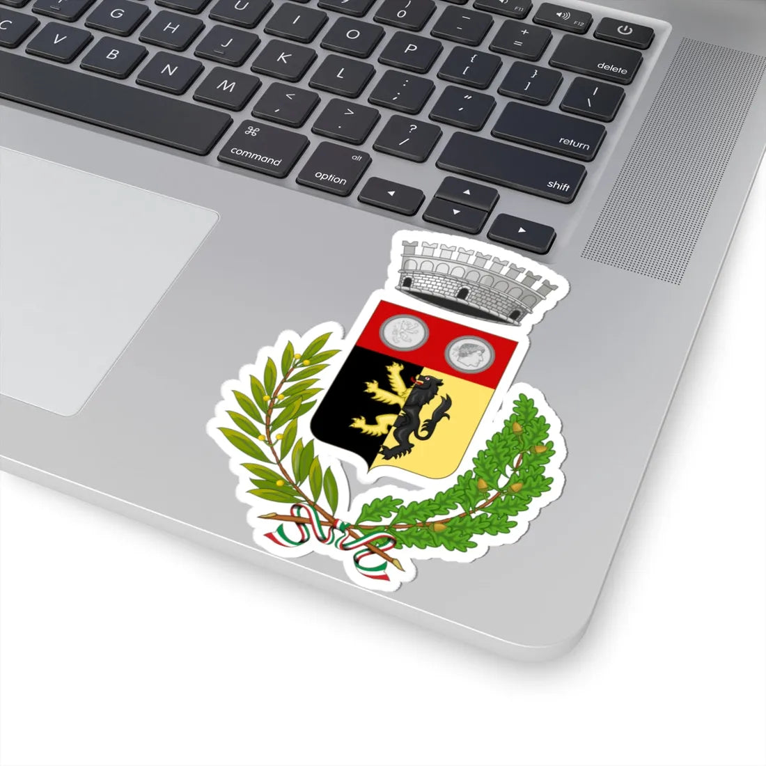 Jovençan-Stemma (Italy) (Coat of Arms) STICKER Vinyl Kiss-Cut Decal - The Sticker Space