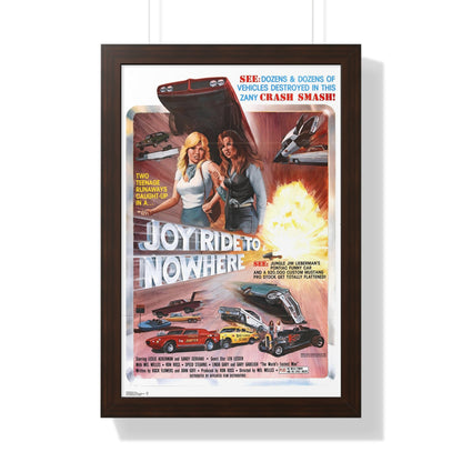 JOYRIDE TO NOWHERE 1977 - Framed Movie Poster-16″ x 24″-The Sticker Space