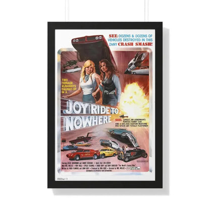 JOYRIDE TO NOWHERE 1977 - Framed Movie Poster - The Sticker Space