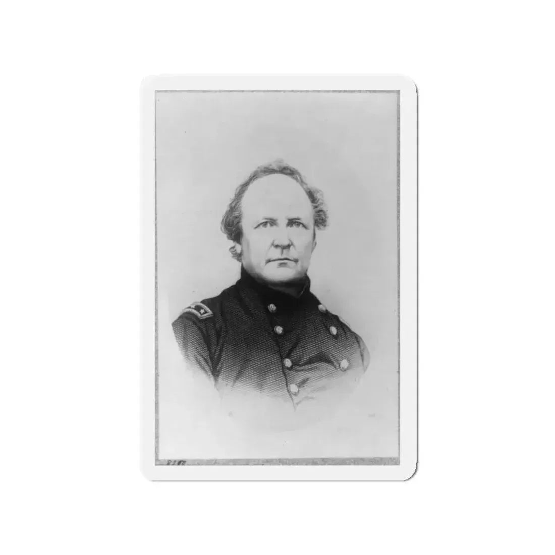 J.R. Slack, Head-And-Shoulders Portrait, Facing Right (U.S. Civil War) Refrigerator Magnet 3 Inch Die-Cut - The Sticker Space