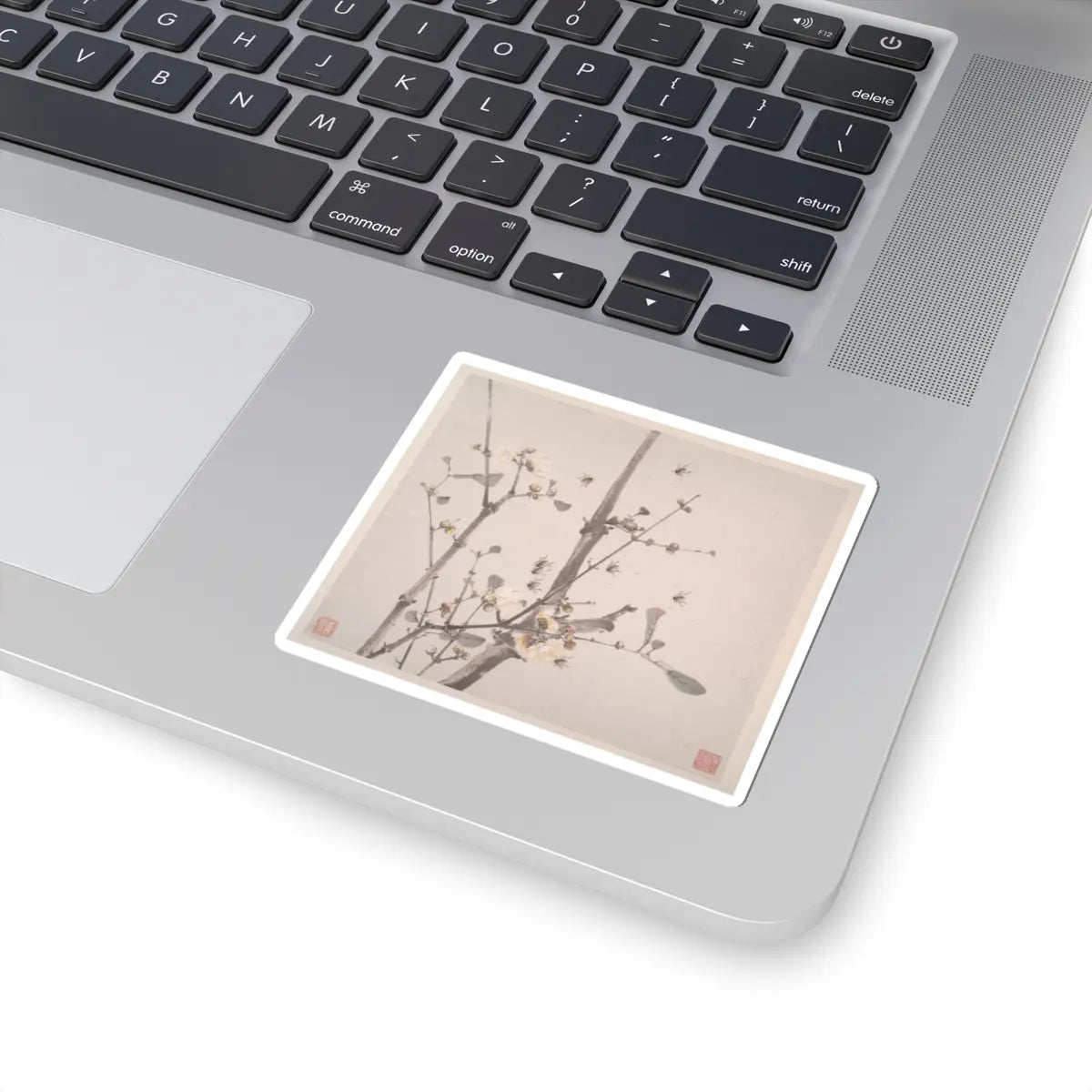Ju Lian - Insects and Flowers - dated 1865 v1 - STICKER Vinyl Kiss-Cut Decal