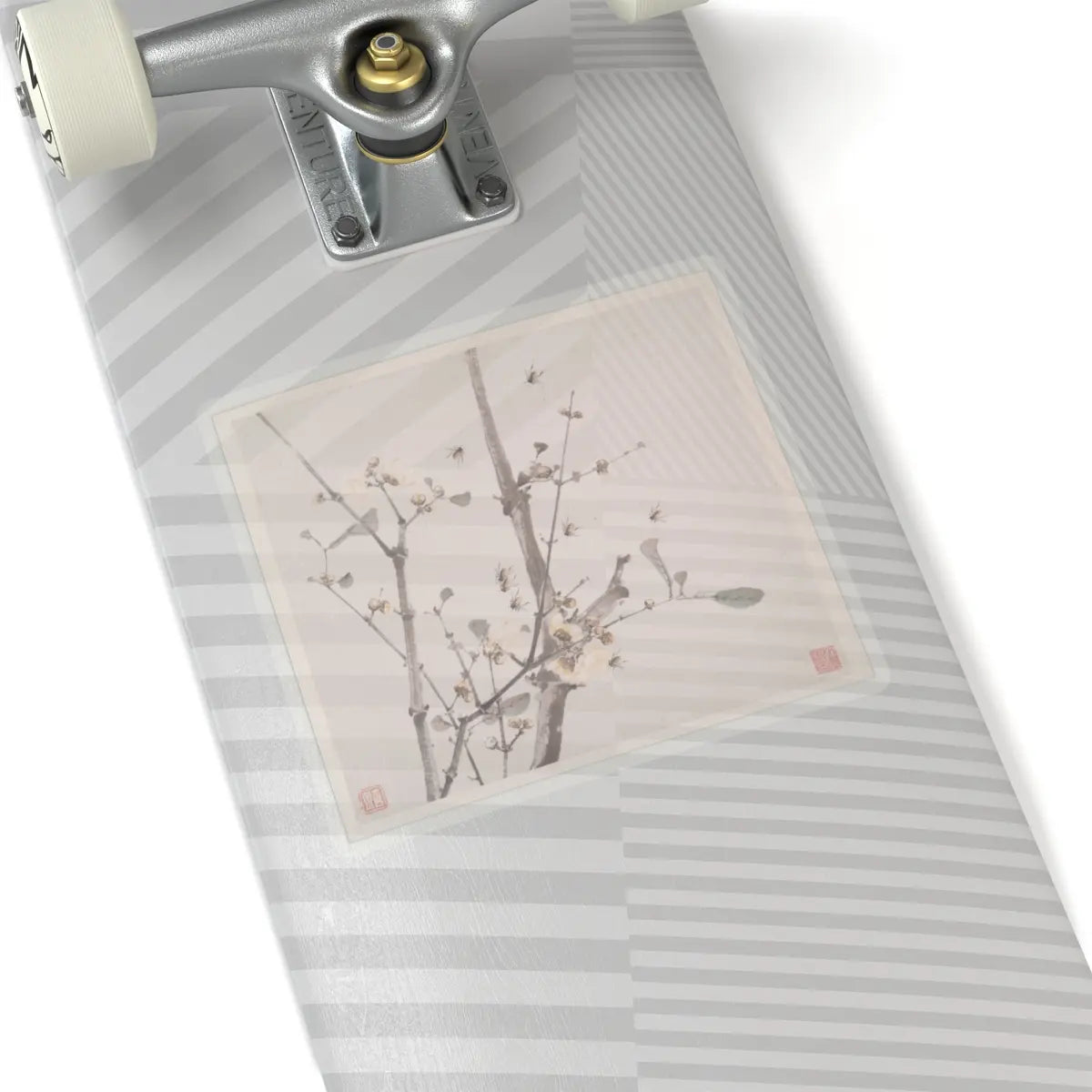 Ju Lian - Insects and Flowers - dated 1865 v1 - STICKER Vinyl Kiss-Cut Decal