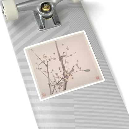 Ju Lian - Insects and Flowers - dated 1865 v1 - STICKER Vinyl Kiss-Cut Decal