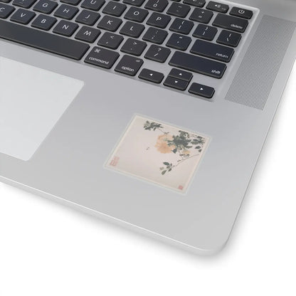 Ju Lian - Insects and Flowers - dated 1865 v3 - STICKER Vinyl Kiss-Cut Decal