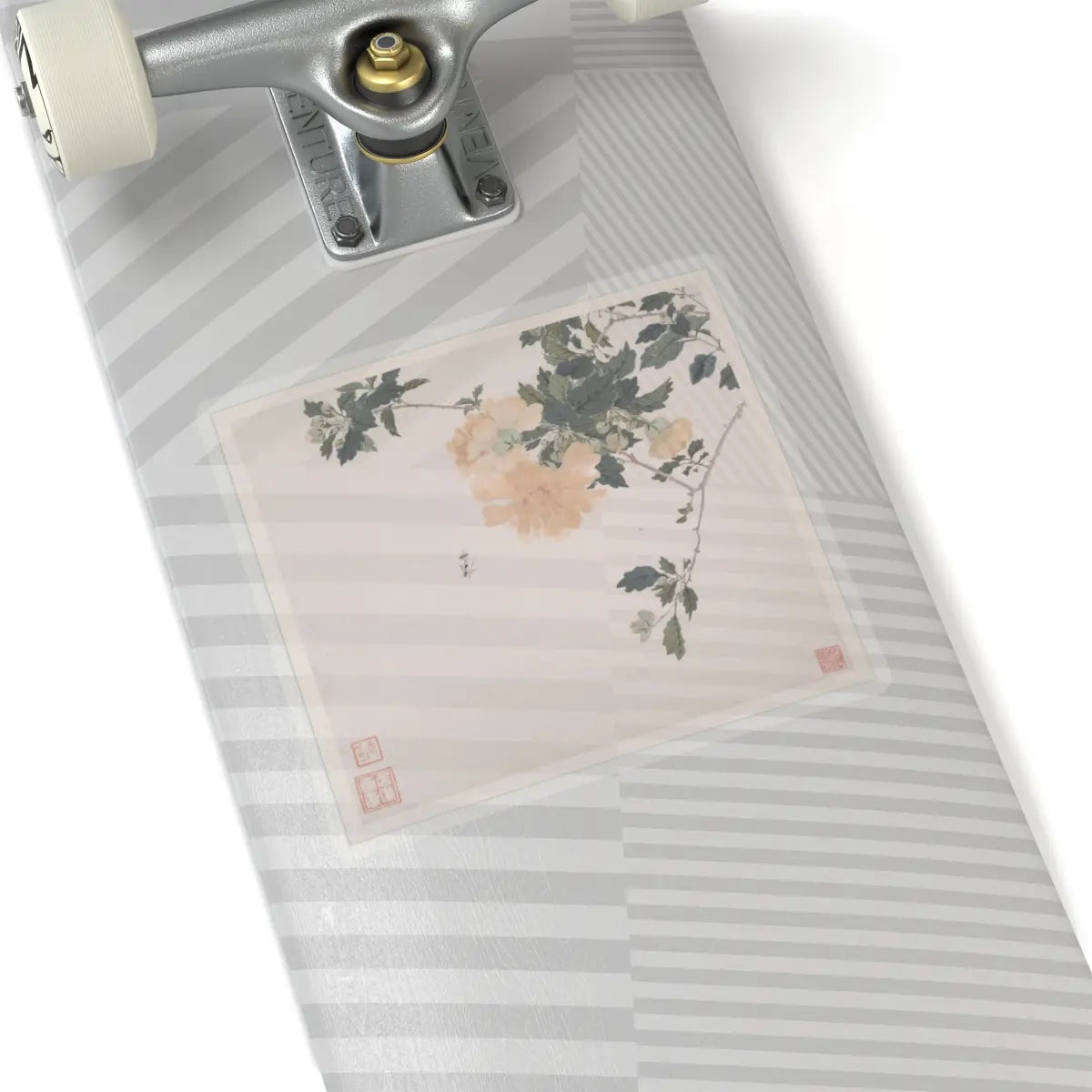 Ju Lian - Insects and Flowers - dated 1865 v3 - STICKER Vinyl Kiss-Cut Decal