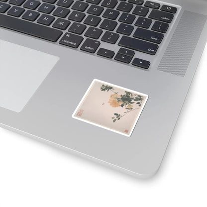 Ju Lian - Insects and Flowers - dated 1865 v3 - STICKER Vinyl Kiss-Cut Decal