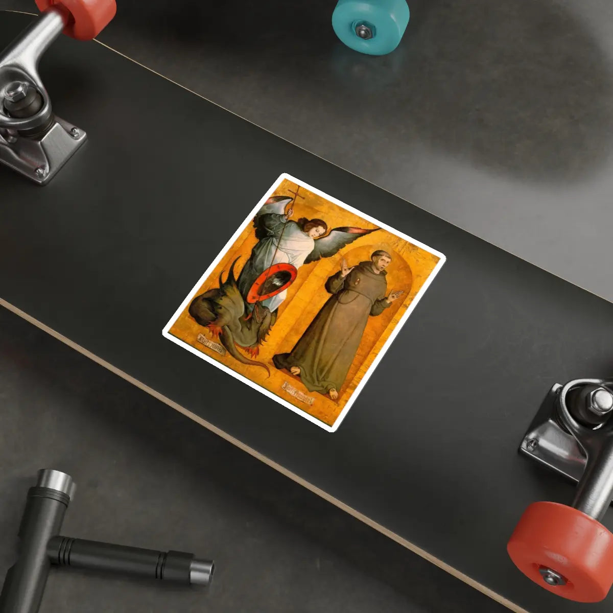 SKU:28460684651912246342 Sticker types:White Shape:Die-Cut Sizes:5" × 5"