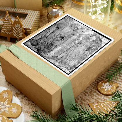 SKU:TSS-STICK-JND-6X6-13 Sizes:6" × 6" Types:White