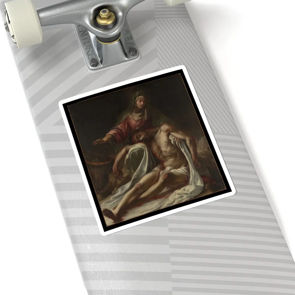 SKU:TSS-STICK-JND-6X6-17 Sizes:6" × 6" Types:White