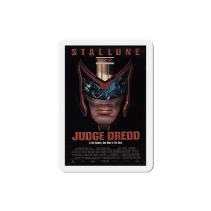 Judge Dredd 1995 Movie Poster Die-Cut Magnet-The Sticker Space